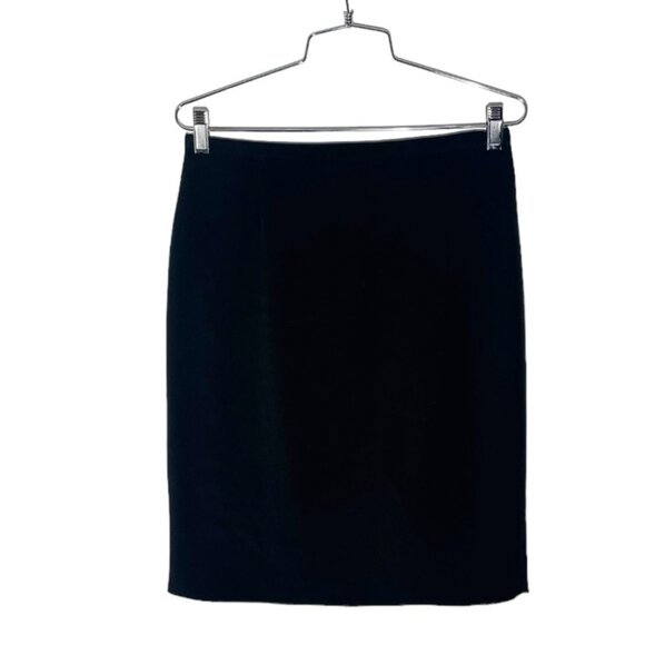NWT Armani Collezioni Wool Pencil Skirt Black size 40 (US 4) - Picture 1 of 6